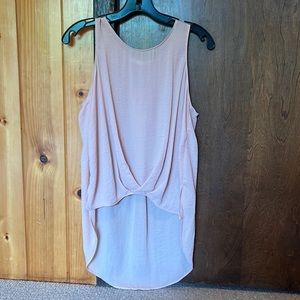 Pink high-low top from ASTR